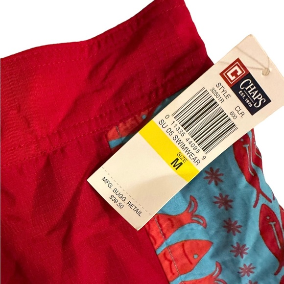 NWT Chaps Mens Swims Trunks Size Medium - Picture 3 of 4